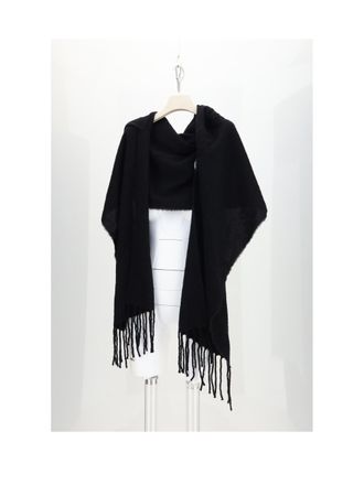 Destin Hooded Scarf - Black
