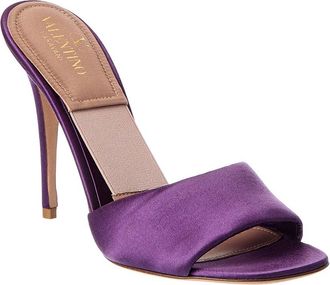 Valentino Vlogo Signature 105 Satin Sandal