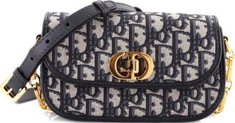 Dior 30 Montaigne Avenue Bag Oblique Canvas Small crossbody bag - Blauw