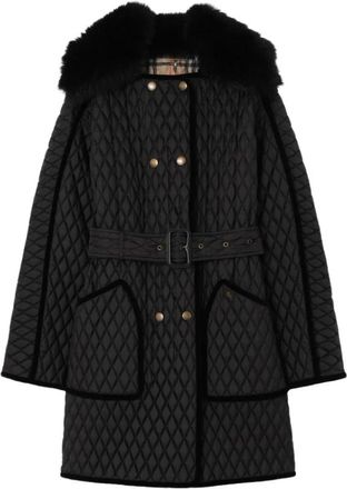 Burberry Floriston Jacket - - Coats - Donna - Nero - S
