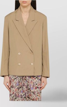 Dries Van Noten cotton jacket double breasted design long sleeves