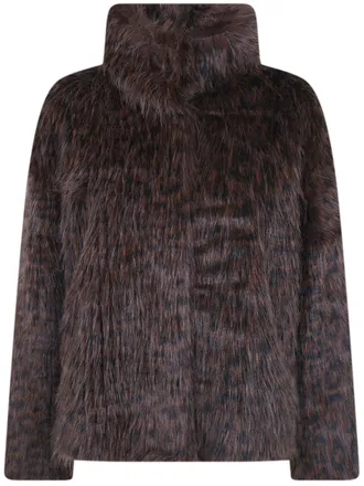 Betta Corradi Jacket High Neck Leop