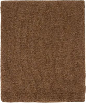 Officine G&eacute;n&eacute;rale Marl Fuzzy Sjaal - Heren - Wintersjaals - Beige - ONE Size - Wol - Accessoires