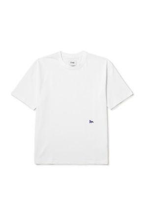 Drake's + HIM Hiking Logo-Embroidered Cotton-Jersey T-Shirt