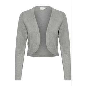 Kaffe Bolero Gris Melange Tejido - Knitwear - Mujer - Gris - 4XL