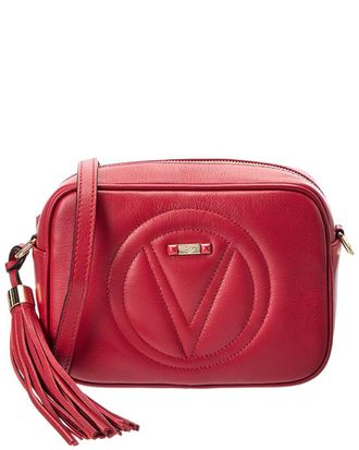 Mario Valentino Mia Signature Leather Camera Bag