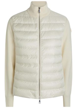 Moncler Padded Wool and Nylon Jacket - White - XS (UK 8 / XS)