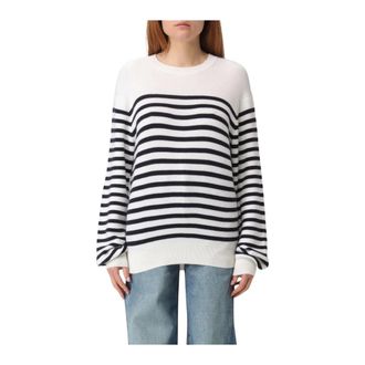 Khaite Cashmere Stripe Pullover Jumper