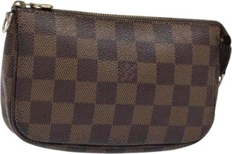 Louis Vuitton Pre-owned Clutches, female, Brown, Size: ONE SIZE Pre-owned Canvas louis-vuitton-bags