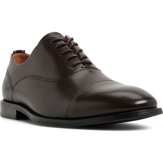 Brooks Brothers Cassel Cap Toe Oxford in Dark Brown at Nordstrom Rack, Size 10.5