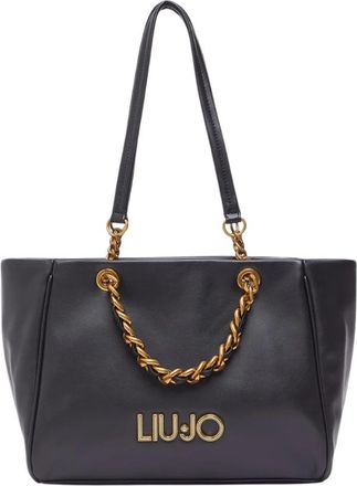 Liu Jo Shoulder Bags - Dames - Shoppers - Zwart - ONE Size - Leer - Tassen