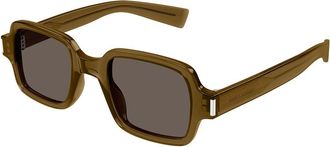 Saint Laurent SL 720 005 Mens Sunglasses Brown Size 48 - Free RX Lenses - Free RX Lenses