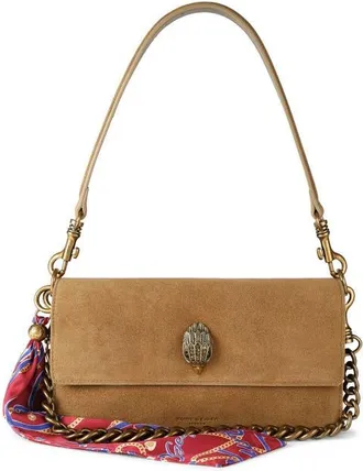 Kurt Geiger Sloane Soft Shoulder Bag in Tan at Nordstrom