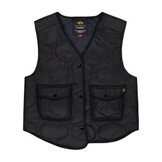 Alpha Industries Als Gilet W - Dames - Bodywarmers - Zwart - XS - Polyester - Jassen