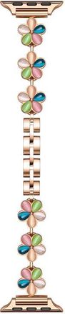 Posh Tech June Flower Bracelet Apple Watch Watchband in Rose Gold Multi at Nordstrom, Size 42 Mm