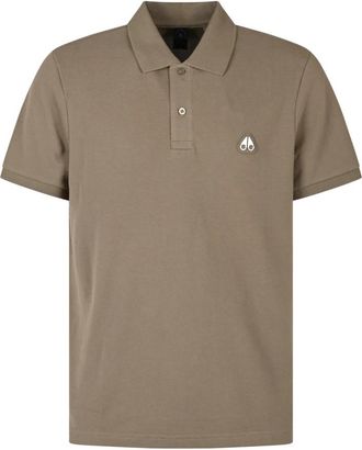 Moose Knuckles Everett Polo - Heren - Polos - Beige - XL - Katoen - Tops