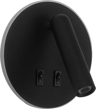 OEM Aplique Led De 8w Con Foco E Interruptor Furla Wl537421bk Italux