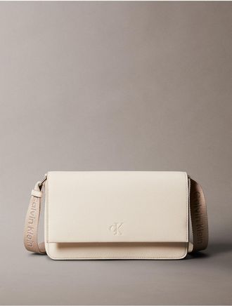 Calvin Klein Jeans Calvin Klein Womens All Day Flap Crossbody Bag - White