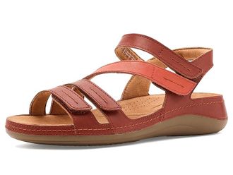 Clarks Cecily Mix Womens Sandals Burnt Orange Combi Leather : 5.5 B - Medium