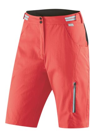 Gonso Fahrradhose GONSO Erpice, Damen, Gr. 34, Normalgr&ouml;ssen, rot, 90% Polyamid, 10% Elastan, Hosen Fahrradhose, Strapazierf&auml;hig und formstabil