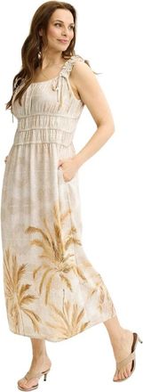 In Front Maxi Jurken - Dames - Casual kleedjes - Veelkleurig - M - Kleedjes