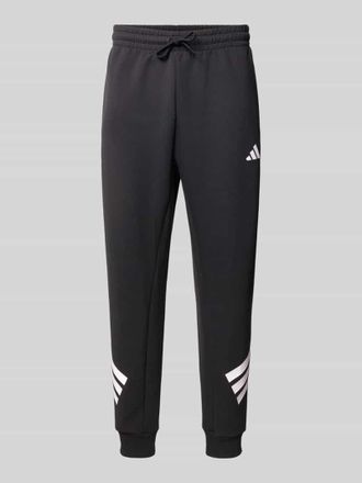 adidas Sweatpants mit elastischem Bund in Black, Gr&ouml;&szlig;e M