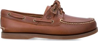 Timberland Klassieke 2-Eye Boat Shoe - Heren - Bootschoenen - Bruin - 45 EU - Leer - Schoenen