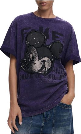 Desigual T-shirt Disney Mickey - - Tops - Donna - Viola - S