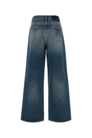 Golden Goose Wide-Leg Cotton Jeans - Blue