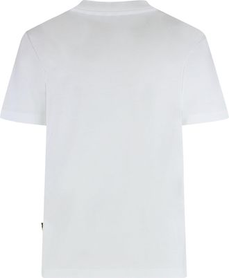 Just Cavalli Womens Printed Cotton T-Shirt White T-Shirts & Jerseys