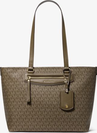 Michael Kors Jet Set Travel Medium Signature Logo Tote Bag