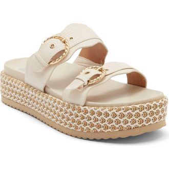 Dolce Vita Serpent Platform Slide Sandal in Ivory Multi at Nordstrom Rack, Size 8.5