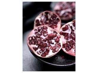 Schubiger M&ouml;bel Digitaldruck auf Glas Roter Granat&auml;pfel