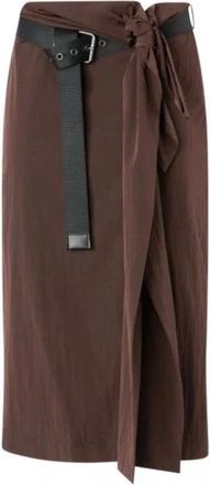 Pinko Mujer, Faldas, Marr&oacute;n, Talla: S