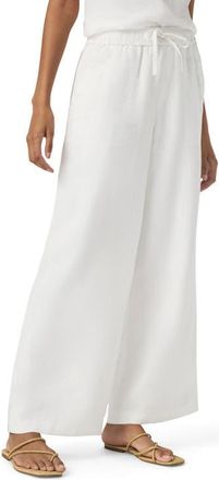 Splendid Stella Linen Drawstring Pants in White at Nordstrom, Size X-Large