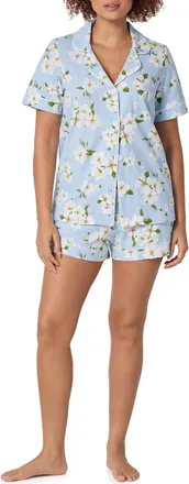 Bedhead Pajamas Stretch Cotton Jersey Pajamas in Magnolia Breeze at Nordstrom, Size Medium