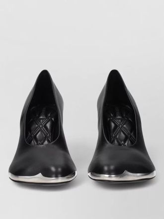 Burberry leather high heel pumps