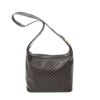 Celine Vintage Shoulder Zip Hobo Schoudertas