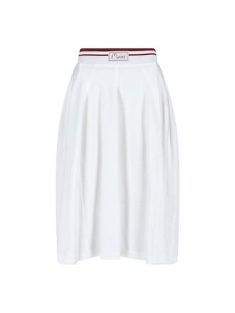 Marni Timeless White Skirt With Minimalist Design