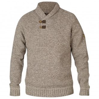 Fj&auml;llr&auml;ven Lada Sweater Wollpullover f&uuml;r Herren | beige/braun