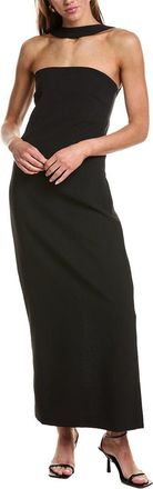 endless rose Endless Rose Neck Detail Fitted Maxi Dress