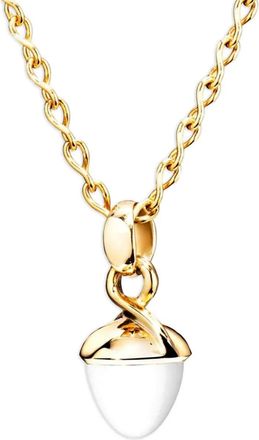 Tamara Comolli Pendente Mikado Bouquet in oro giallo 18 carati con agata e cacholong