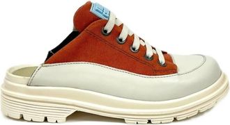 The Art Company Womens 1554 Birmingham Mule Sneaker In Burnt Canvas