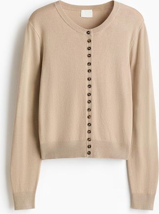 H&M Feinstrick-Cardigan - Beige