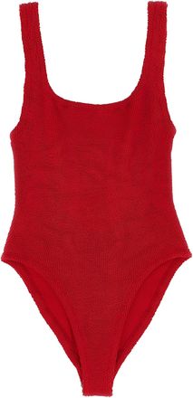 Hunza G Ba&ntilde;ador de una pieza Hunza G cuello cuadrado