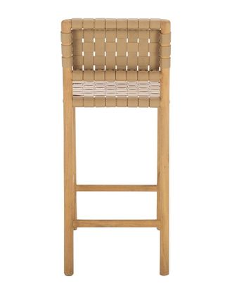 Safavieh Couture Jeremiah Woven Leather Counter Stool