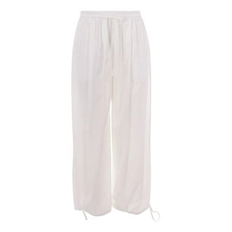 Max Mara Wide Trousers, female, White, Size: 2XS Wide Trousers