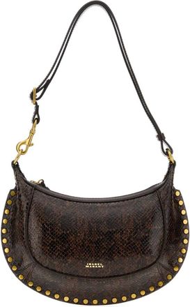 Isabel Marant Brown Oskan Moon Medium Shoulder Bag