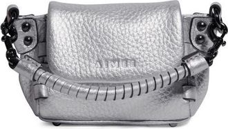 Aim&eacute;e Zen Bag Charm in Pearlized Silver at Nordstrom