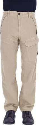 C.P. Company Pantaloni Cargo in Moleskin Stretch - - Trousers - Uomo - Beige - M